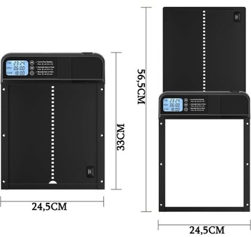 Автоматическая дверь курятника с таймером, защелкивающимся замком, водонепроницаемая