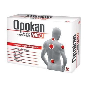 Opokan Med, Plastry rozgrzewające, 10 sztuk