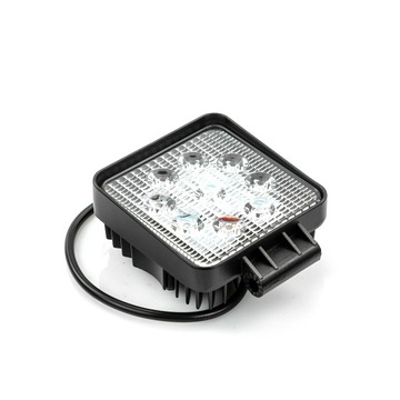 Lampa robocza reflektor kwadratowa LED 9-32V IP67 110x110x50 mm 27W 2200 lm