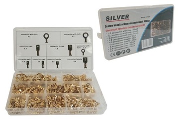 SILVER KONEKTORY ZESTAW KONEKTORÓW SAMOCHODOWYCH KABLOWYCH 450SZT S11341