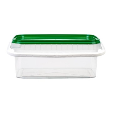 POJEMNIK PLASTIKOWY na ŻYWNOŚĆ 2L PUDEŁKO WIADERKO