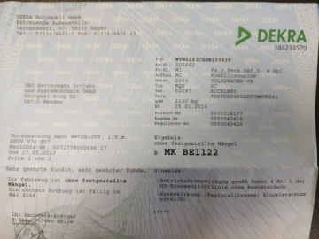 Volkswagen Passat B8 Variant 2.0 TDI BlueMotion SCR 150KM 2016 Volkswagen Passat Variant Łopatki Grzany fotel, zdjęcie 39