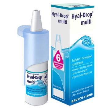 HYAL- DROP Multi nawilżające krople do oczu 10 ml