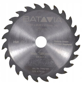 Batavia tarcza tnąca do drewna 140x20mm 24z