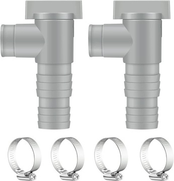 KUREK DO BASENÓW Z PRZYŁĄCZEM WĘŻA 32MM ZAWÓR TŁOKOWY