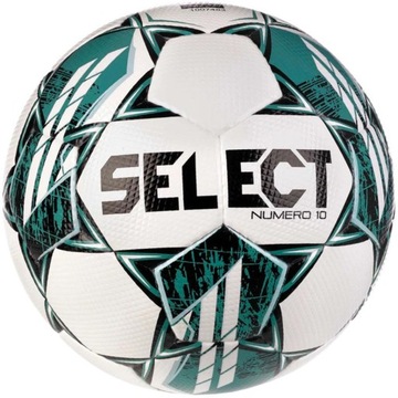 PIŁKA NOŻNA SELECT NUMERO 10 FIFA BASIC V23 BIAŁO-ZIELONA 17818