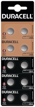 Duracell Alkaliczna Bateria LR44 AG13 A76 - 10szt