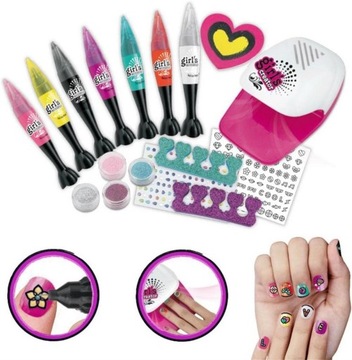 Набор для укладки ногтей, сушилка для маникюра, косметика Маникюрный салон для