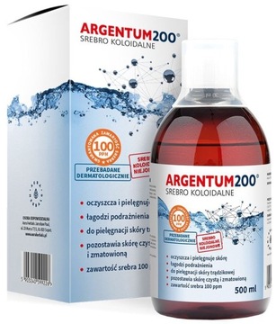 Aura Argentum 200 Srebro Koloidalne 100PPM 500ml
