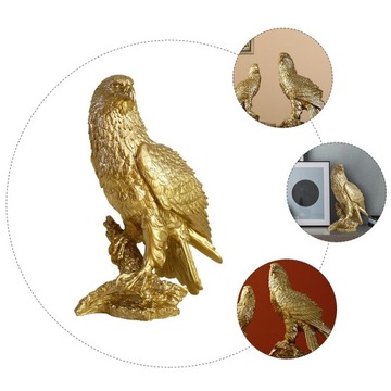 НОРДИЧЕСКИЙ ДЕКОР СКУЛЬПТУРА ИЗ СМОЛЫ ОРЕЛ JUSTK