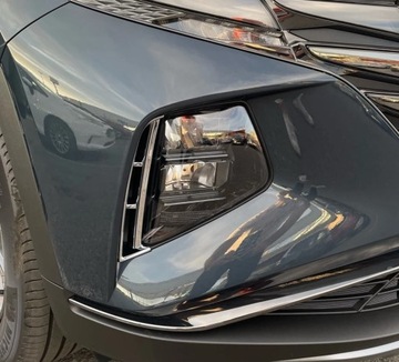 Hyundai Tucson NX4 2020+ хромированные накладки на бампер