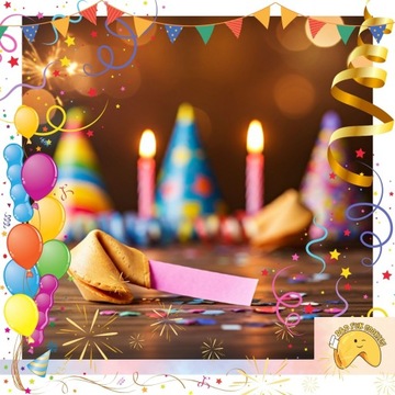 Chińskie CIASTECZKA Z WRÓŻBĄ Podziękowania dla Gości Magiczne Ciastko 50szt