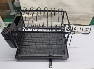 ДРЕНАЖ ДЛЯ СУШКИ ПОСУДЫ С ДВУХУРОВНЕВЫМ СЛИВОМ