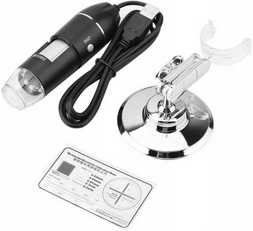 USB-ЦИФРОВОЙ МИКРОСКОП ZOOM 1600, 2 МП, 8 светодиодов