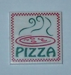 LEGO płytka pizza 2x2 3068bpb0883 do col12