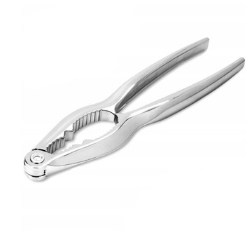 DZIADEK DO ORZECHÓW Mocny STALOWY Otwarty Szczypce Łupacz Solidny Metal