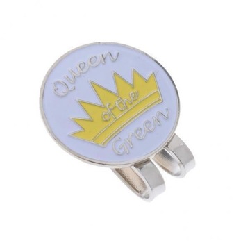 opakowanie Aluminiowa czapka golfowa / klips do czapki ze znacznikiem piłki Golf 2 szt