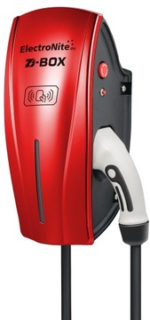 Настенная коробка, зарядное устройство, Z-box 22 кВт с приложением Wi-Fi + столб