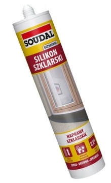 Soudal Silikon Szklarski Bezbarwny 280ml