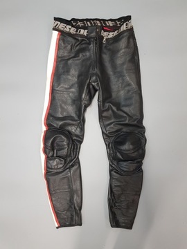 DAINESE męskie spodnie motocyklowe skóra 50 M