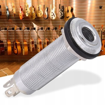 1/4-ДЮЙМОВЫЙ СТЕРЕО ЦИЛИНДРИЧЕСКИЙ ГИТАРНЫЙ ДЖЕК