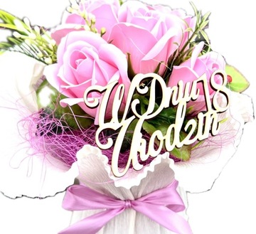 Pachnący Bukiet Mydlany z RĘCZNIKÓW Kwiaty Róże Mydlane Prezent na Urodziny