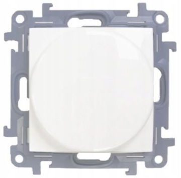 ŚCIEMNIACZ NACISK - OBROTOWY DO LED SIMON 10 BIAŁY