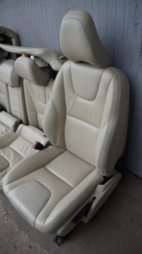 СИДЕНЬЯ VOLVO S60 II ПЕРЕДНЕЕ СИДЕНИЕ ЗАДНЕЕ СИДЕНЬЕ КОЖАНОЕ