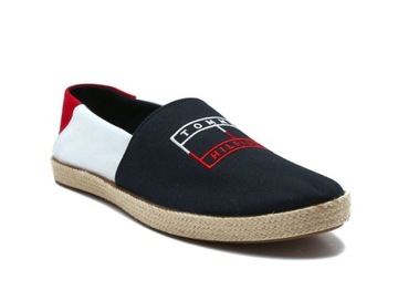 Tommy Hilfiger Espadryle Color Block granat r.40