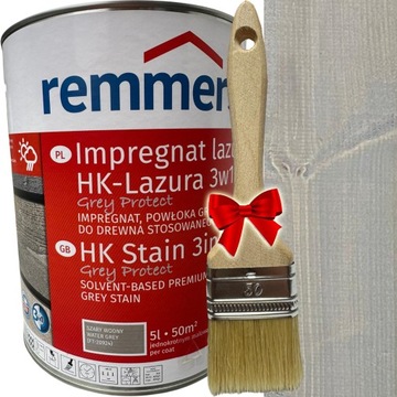 Remmers IMPREGNAT do elewacji HK LASUR LAZURA 3w1 5L SZARY WODNY 2294