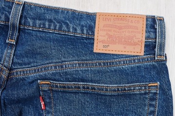 LEVIS 501 JEANSY spodnie męskie granatowe klasyczne PREMIUM 32/30 pas 82