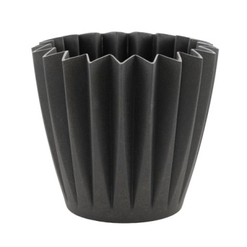 WAZON BAMBUSOWY szary śr. 17cm