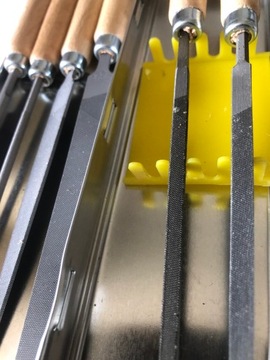 Набор металлических напильников PFERD с ключами, кассета