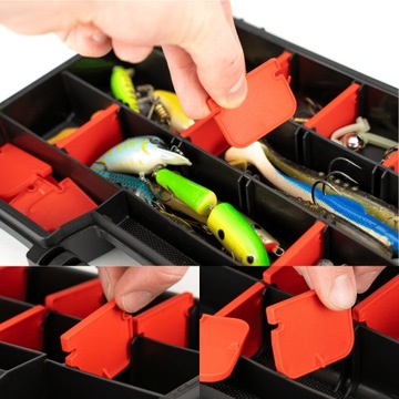 Набор из 4 коробок-ОРГАНИЗАТОРОВ, РЕГУЛИРУЕМЫЕ РАЗДЕЛЕНИЯ