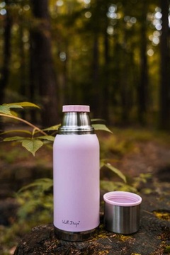 ТУРИСТИЧЕСКИЙ ТЕРМОС ФУОРИ 1Л РОЗОВЫЙ VIALLI DESIGN