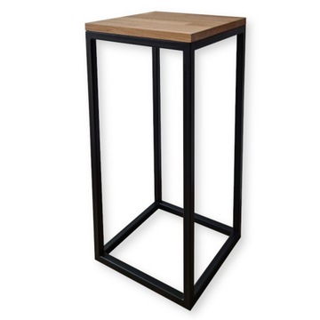 Solidny kwietnik LOFT stolik pomocniczy 60x30x30