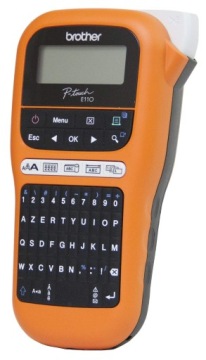 Принтер этикеток Brother PT-E110VP - PTE110 + TZe-FX221 + чемодан + блок питания