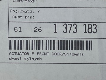 VZPĚRA/TLAKOVAČ DVEŘE ZADNÍCH BMW E30 E24 E23 1373183