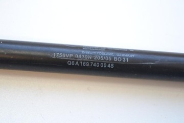 MERCEDES A150 ZADNÍ VÍKO KUFRU PLYNOVÁ LEVÝ W169 2007 RHD