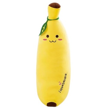 Maskotka pluszak średni miękki banan 50 cm i love banana
