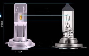 Светодиодные лампы H7 Светодиодная лампа 24000лм 6000K НАБОР