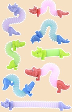 GĄSIENICA SENSORYCZNA ANTYSTRESOWA POP TUBE LED