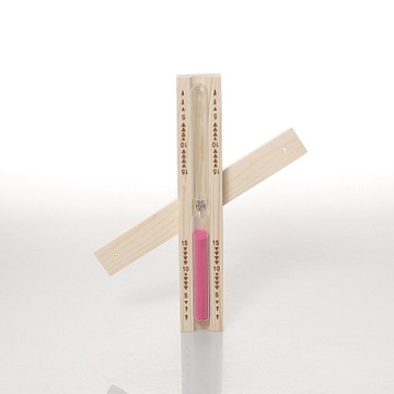 Przenośny zestaw akcesoriów do wiaderka do sauny o pojemności 4 l. Zestaw kubków na olej do sauny. Klepsydra