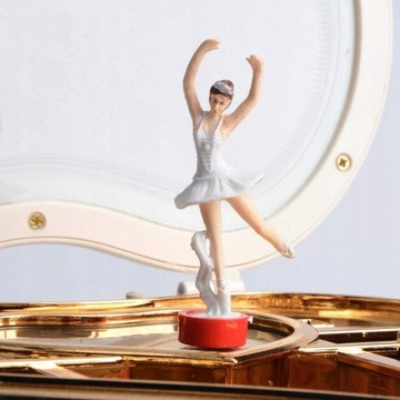 БАЛЕТНОЕ ПЛАТЬЕ МУЗЫКАЛЬНАЯ ШКАТУЛКА В ФОРМЕ СЕРДЦА