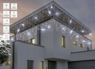 ВНЕШНИЕ ICICILS 500 LED 21 м ИСКРА ВСПЫШКА ТОЛЩИНА