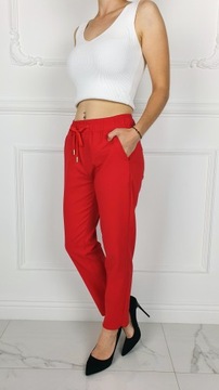 ЭЛЕГАНТНЫЕ ЖЕНСКИЕ БРЮКИ НА ЭЛАСТИКЕ 7/8 больших размеров