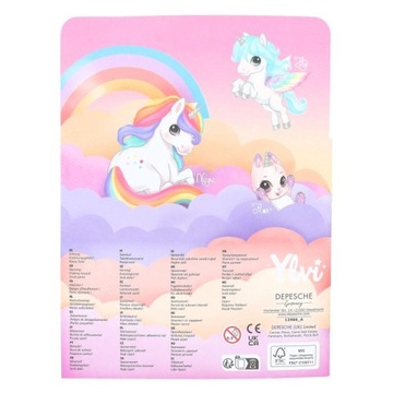 Набор наклеек Unicorn Ylvi Mini Stick Fun 12466