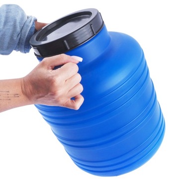 ПЛАСТИКОВАЯ БОЧКА ОБЪЕМОМ 20 Л ДЛЯ СКОРБКИ КАПУСТЫ И ОГУРЦОВ