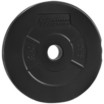 НАБОР ВЕСОВ PLATINUM FITNESS 115 КГ БИТУМ ВЕС 29 ММ