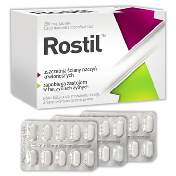 Rostil 250 mg 30 tab. żylaki krążenie